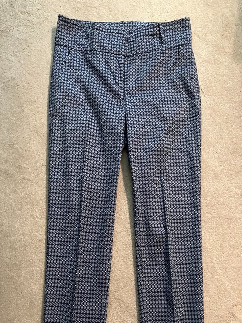 Ann Taylor, Size 8, Navy/Gray/Light Blue
